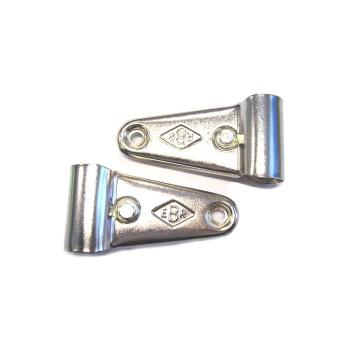 Scheinwerferhalter kurz Chrom